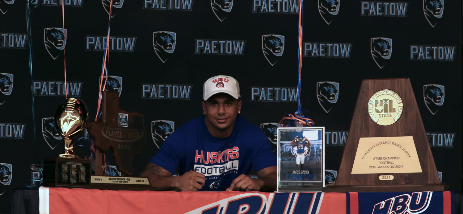 Jacob Brown signed to play football at Houston Baptist
