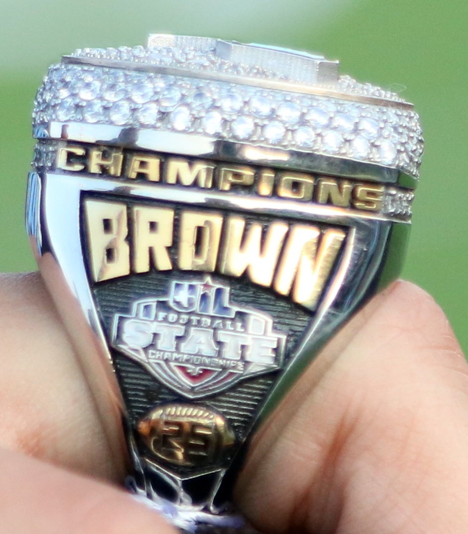 Jacob Brown’s Paetow state championship ring.