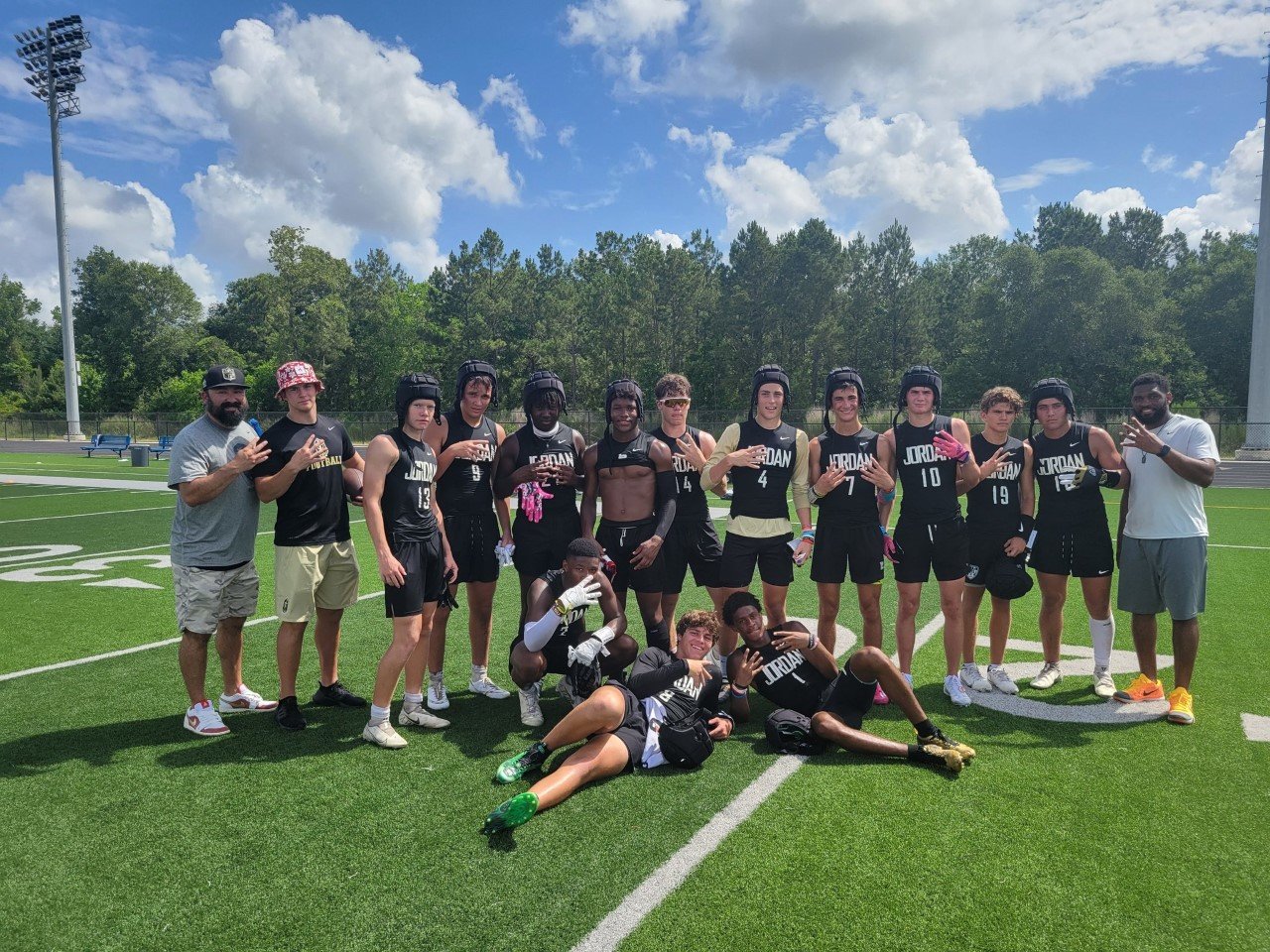 Jordan qualified for the state 7-on-7 tournament over the weekend