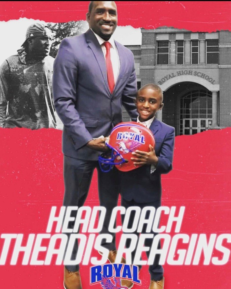 Royal head coach Thadis Reagins was named a THSCA Regional Coach of the year